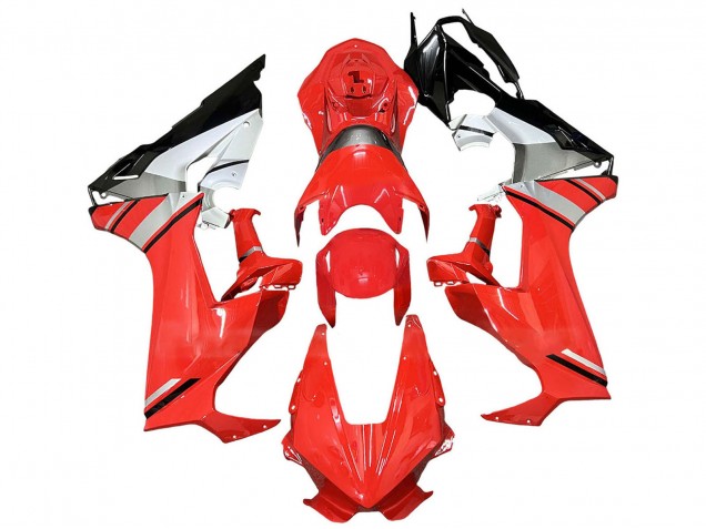 Carenados Moto Honda CBR1000RR 2017-2023 - Rojo Plata Blanco Negro