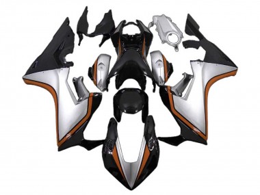 Carenados Moto Honda CBR1000RR 2017-2023 - Plata Naranja Negro Brillante