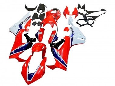 Kits Carenado Moto Honda CBR1000RR 2017-2023 - Blanco Rojo Azul