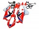 Kits Carenado Moto Honda CBR1000RR 2017-2023 - Blanco Rojo Azul
