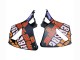 Carenados Moto Honda CBR600RR 2003-2004 - Negro Mate Naranja Repsol Rossi 46