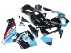 Carenados Moto Honda CBR600RR 2003-2004 - Azul Claro Rojo Negro Brillante Dunlop