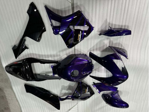 Carenados Moto Honda CBR600RR 2003-2004 - Azul Oscuro Negro Brillante
