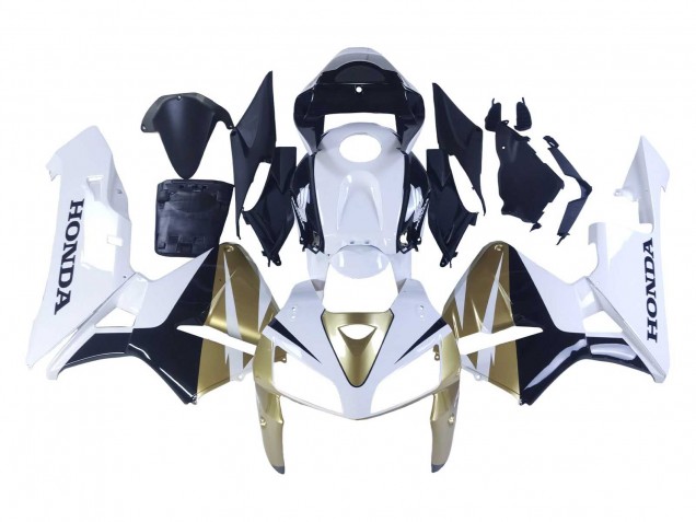 Carenados Moto Honda CBR600RR 2005-2006 - Oro Blanco Negro