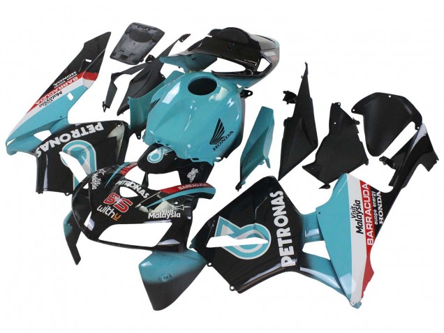 Carenados Moto Honda CBR600RR 2005-2006 - Azul Claro Negro 35