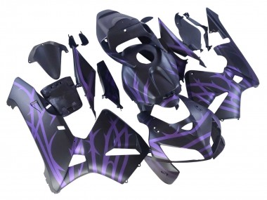Carenados Moto Honda CBR600RR 2005-2006 - Negro Mate Púrpura
