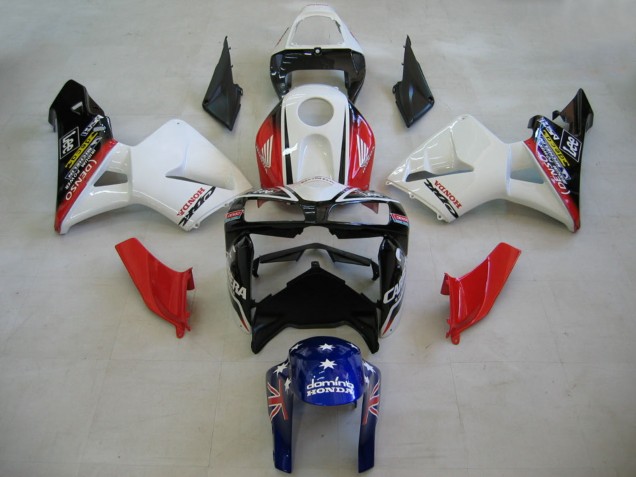 Carenados Moto Honda CBR600RR 2005-2006 - Rojo Blanco Azul DENSO
