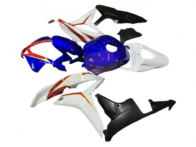 Carenados Moto Honda CBR600RR 2007-2008 - Blanco Azul Rojo Negro Brillante
