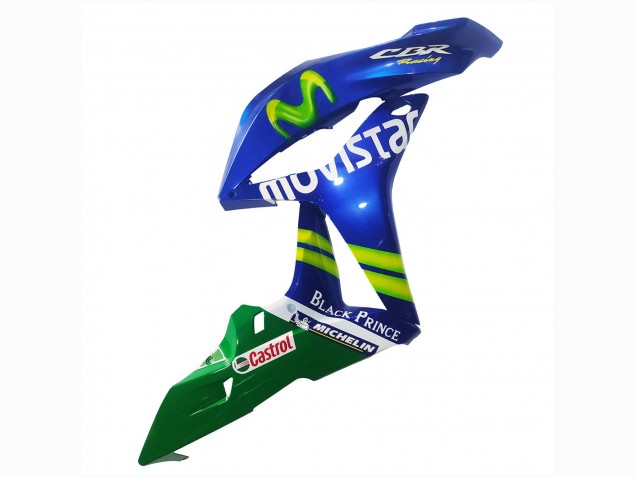 Carenados Moto Honda CBR600RR 2007-2008 - Azul Verde MoviStar Castrol