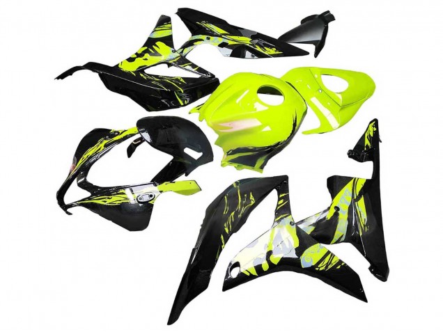 Carenados Moto Honda CBR600RR 2007-2008 - Amarillo Negro Brillante