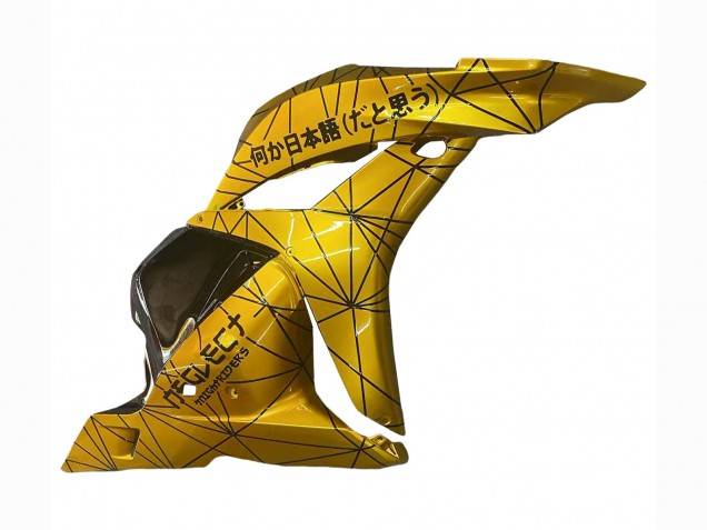 Carenados Moto Honda CBR600RR 2009-2012 - Oro Negro Brillante