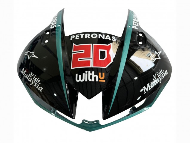 Carenado Moto Honda CBR600RR 2013-2023 - Azul Verdoso Negro Brillante Petronas 20