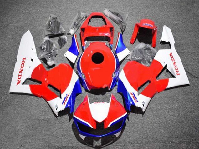 Kits Carenado Moto Honda CBR600RR 2013-2026 - Blanco Rojo Azul HRC
