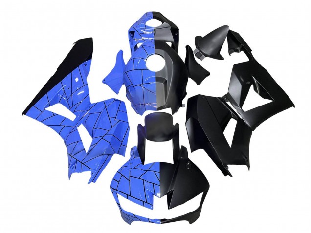 Carenado Moto Honda CBR600RR 2013-2023 - Azul Negro Mate