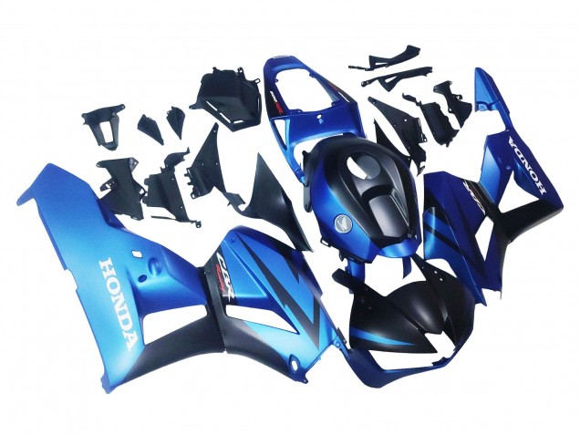 Carenados Moto Honda CBR600RR 2013-2026 - Azul Negro Mate Carrera