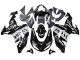 Carenados Moto Kawasaki ZX10R 2006-2007 - Negro Brillante Blanco West