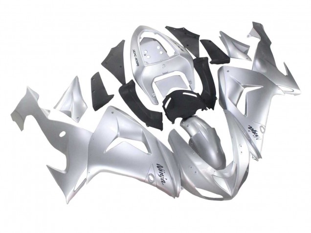 Carenados Moto Kawasaki ZX10R 2006-2007 - Plata Negro Ninja