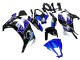 Carenados Moto Kawasaki ZX10R 2011-2015 - Azul Blanco Negro Brillante