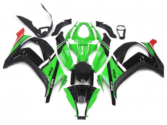 Carenados Moto Kawasaki ZX10R 2011-2015 - Verde Negro Blanco Rojo