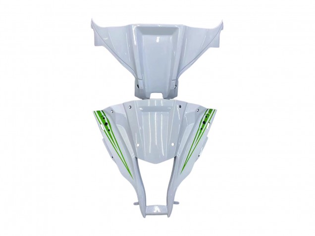 Carenados Moto Kawasaki ZX10R 2011-2015 - Blanco Verde Raya Negro Ninja