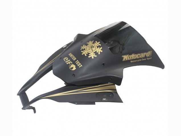 Carenados Moto Kawasaki ZX10R 2011-2015 - Negro Mate Oro Nieve Elf