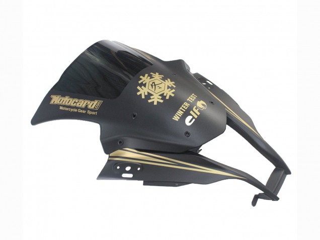 Carenados Moto Kawasaki ZX10R 2011-2015 - Negro Mate Oro Nieve Elf