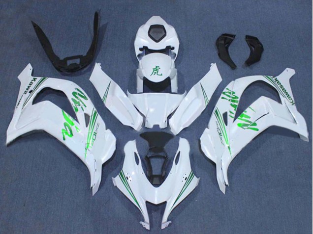 Carenados Moto Kawasaki ZX10R 2016-2020 - Blanco Verde Ninja