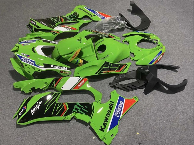 Carenados Moto Kawasaki ZX10R 2021-2025 - Verde Blanco Azul Negro Rojo Showr Elf Mouldings Monstruo