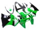 Carenados Moto Kawasaki ZX6R 1998-1999 - Verde Blanco Negro Brillante