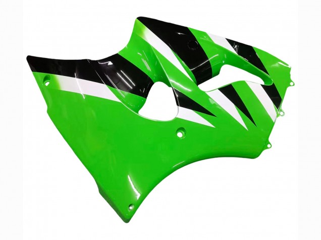 Carenados Moto Kawasaki ZX6R 2000-2002 - Verde Blanco Negro