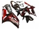 Carenados Moto Kawasaki ZX6R 2003-2004 - Negro Brillante Rojo Llama