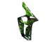 Carenados Moto Kawasaki ZX6R 2003-2004 - Negro Brillante Verde Llama