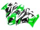 Carenados Moto Kawasaki ZX6R 2009-2012 - Verde Negro Brillante