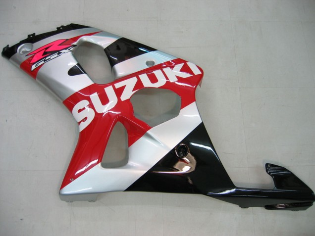 Carenados Moto Suzuki GSXR1000 2000-2002 - Rojo Plata Blanco Negro