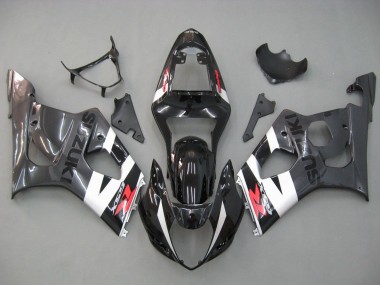 Carenados Moto Suzuki GSXR 1000 2003-2004 - Negro Brillante Blanco Gris Rojo