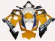 Carenados Moto Suzuki GSXR 1000 2003-2004 - Amarillo Blanco Azul Negro Corona