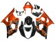 Carenado Moto Suzuki GSXR 1000 2003-2004 - Burnt Naranja Negro Brillante