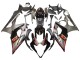 Carenado Moto Suzuki GSXR 1000 2005-2006 - Plata Negro Rojo