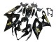 Carenados Moto Suzuki GSXR 1000 2005-2006 - Negro Brillante Oro Calcomanía