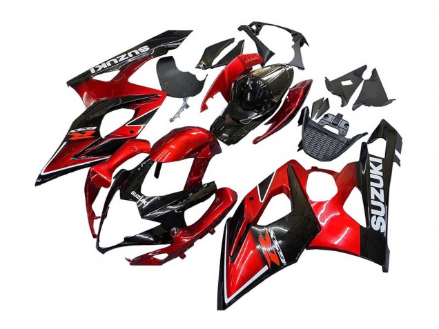 Carenados Moto Suzuki GSXR 1000 2005-2006 - Rojo Negro Brillante