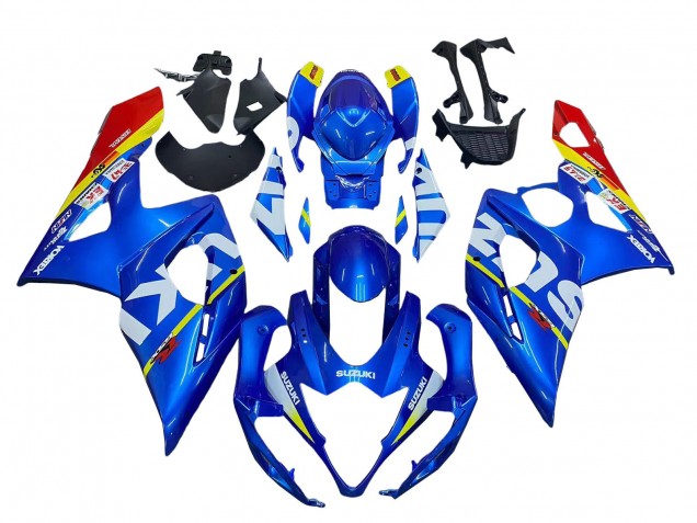 Carenados Moto Suzuki GSXR 1000 2005-2006 - Azul Amarillo Rojo Blanco