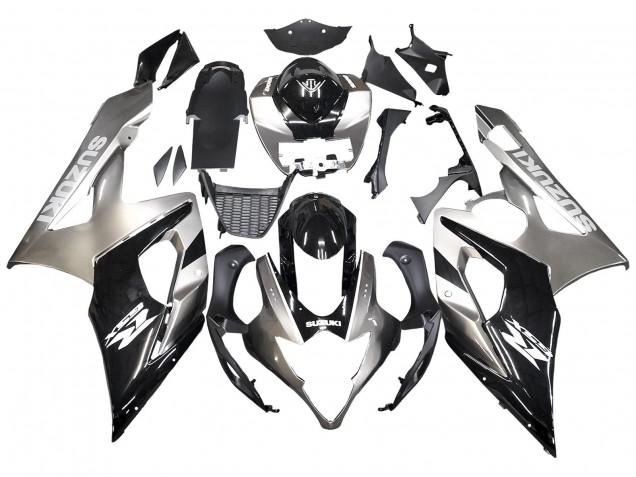 Carenados Moto Suzuki GSXR 1000 2005-2006 - Negro Brillante Gris