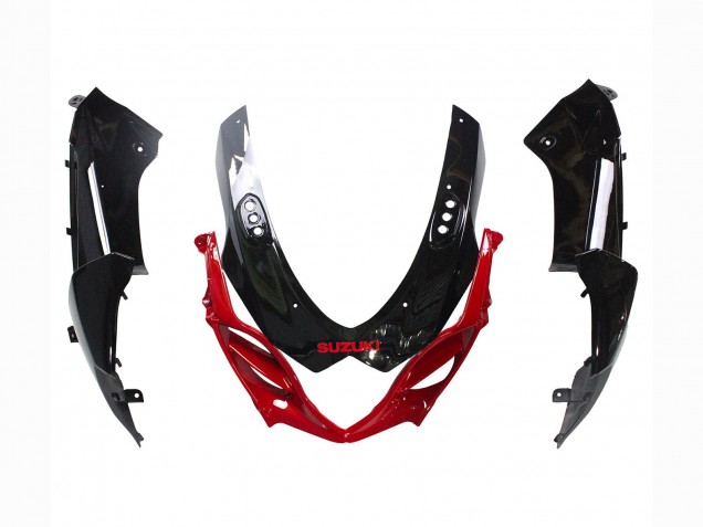 Kits Carenado Moto Suzuki GSXR 1000 2009-2016 - Negro Brillante Rojo