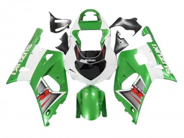 Carenados Moto Suzuki GSXR 600 / GSXR 750 2001-2003 - Blanco Verde Plata Rojo Negro