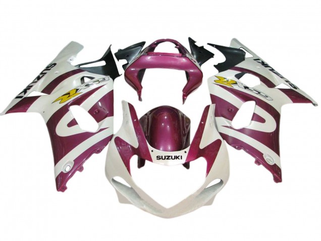 Carenados Moto Suzuki GSXR 600 / GSXR 750 2001-2003 - Blanco Rosa Amarillo
