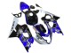 Carenado Moto Suzuki GSXR 600 / GSXR 750 2004-2005 - Blanco Azul Negro Corona Motul