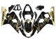 Carenados Moto Suzuki GSXR 600 / GSXR 750 2004-2005 - Negro Brillante Oro Corona