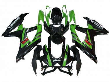 Carenados Moto Suzuki GSXR 600 / GSXR 750 2008-2010 - Verde Negro Brillante