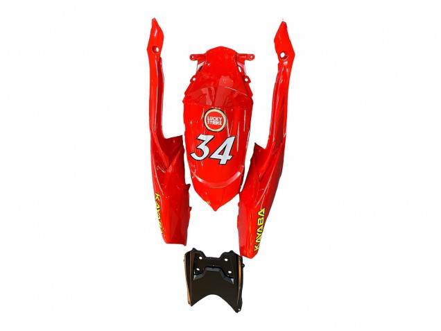 Carenados Moto Suzuki GSXR 600 / GSXR 750 2008-2010 - Blanco Rojo Motul Lucky Strike