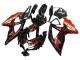 Carenados Moto Suzuki GSXR 600 / GSXR 750 2008-2010 - Negro Brillante Naranja Llama